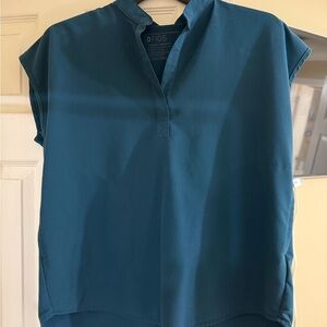 Figs Women's Teal Blouse